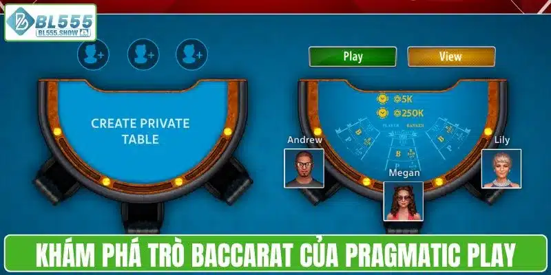 Khám phá trò baccarat của Pragmatic Play